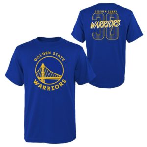 NBA Tee-Shirt Doré État Warriors Stephen Curry Show Temps Outerstuff Maillot