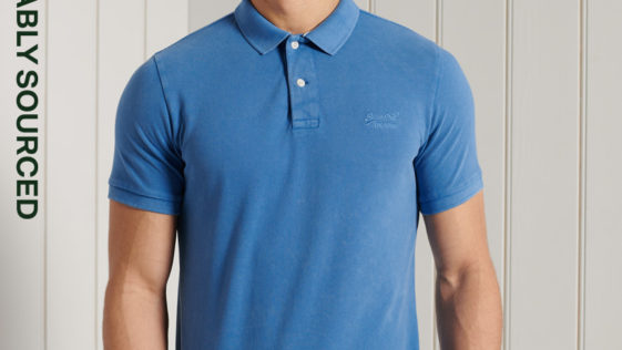 Homme Polo En Piqué Vintage En Coton Biologique neuf 19,99 EUR Promotion