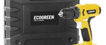 Perceuse visseuse sans fil au lithium 21V, 1,3Ah et 1500RPM - ECOGREEN neuf 24,99 EUR