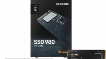 Disque dur SSD interne SAMSUNG 980 1 To PCIe 3.0 NVMe M.2 neuf 89,99 EUR