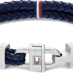 Promo -14% Tommy Hilfiger Jewelry Bracelet pour Homme en Cuir Bleu 59,00€