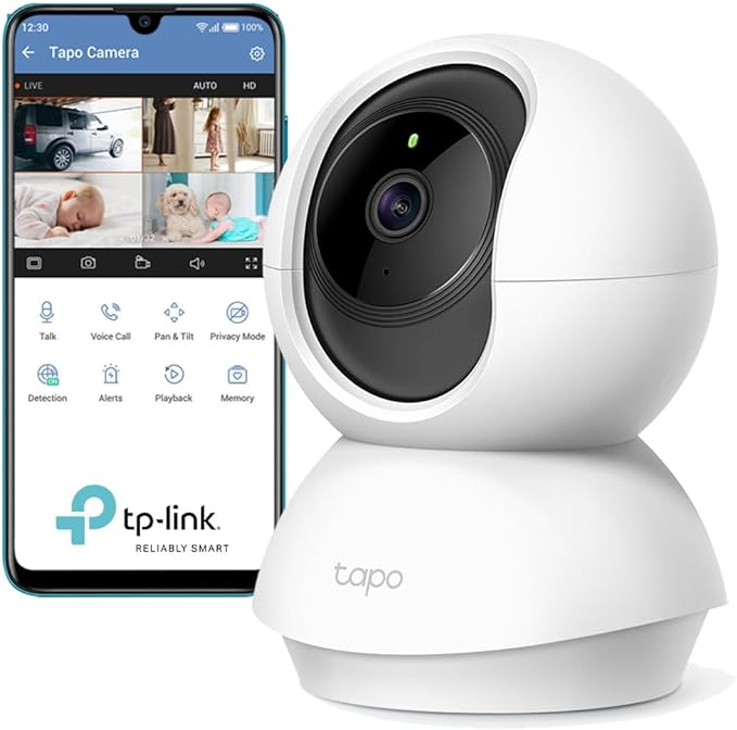 Tapo Caméra Surveillance WiFi intérieure 23,90€ –  Bonnes