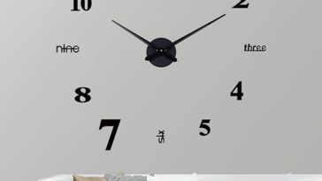 VIVILINEN Horloge Murale 3D Silencieuse neuve Vente flash -20 % 15,99€