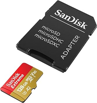 SanDisk 128 Go Carte Mémoire + Adaptateur SD neuf 16,99€