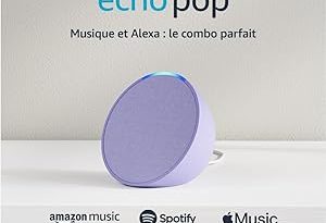 Echo Pop | Enceinte connectée Bluetooth et Wi-Fi Black Friday -67 % 17,99€