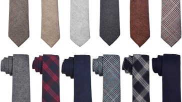 DonDon Fine cravate de coton Tweed Offre Black Friday -15 % 14,55€