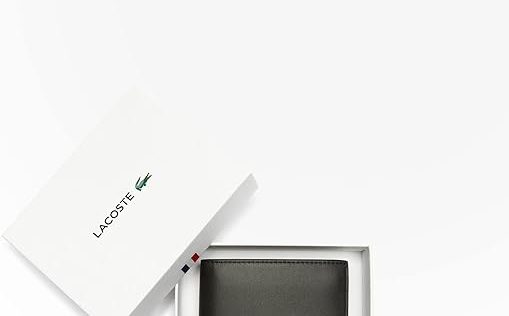Idée cadeau Promotion - Lacoste portefeuille Fg Homme neuf -38 % 55,95€