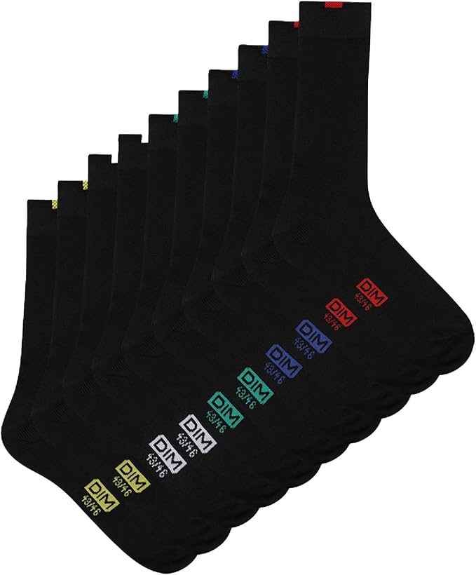 Dim Chaussettes Ecodim Homme x5 -31 % 9,97€