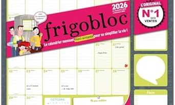 Frigobloc Mensuel 2026 14,90€