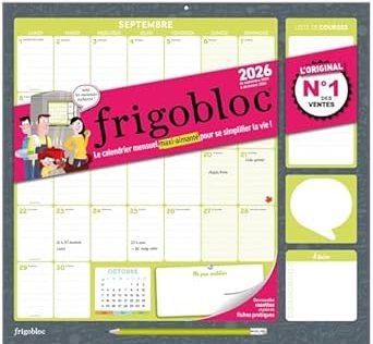 Frigobloc Mensuel 2026 14,90€