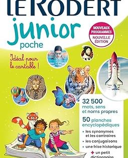 Dictionnaire Le Robert junior Poche 11,95€