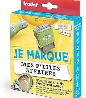 Promotion Tampon Trodat "Je marque mes P'tites Affaires" 9,95€