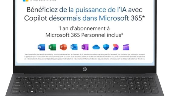 Offre flash 209,99 euros HP 15-fd0001sf Ordinateur Portable Windows 11