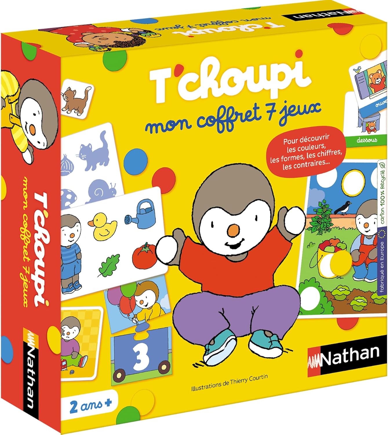 Promotion -27 % 15,99€ Nathan - T'choupi - Coffret 7 Jeux